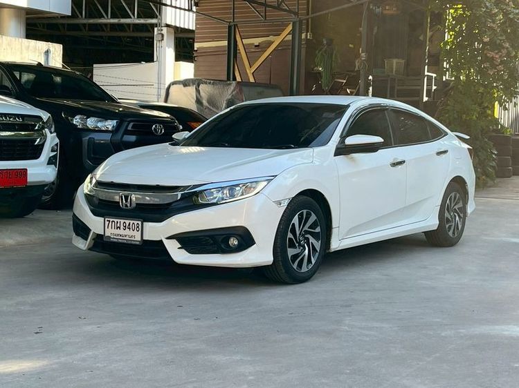 รถ Honda Civic 1.8 EL i-VTEC สี ขาว