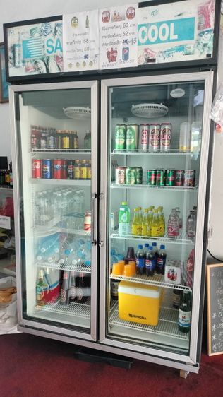 ตู้แช่ Sanden มือ2ใช้งานปกติเย็นฉ่ำๆ ขายโล๊ะถูกๆ รูปที่ 2