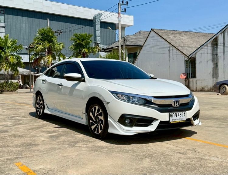 Honda Civic 2017 1.8 EL i-VTEC Sedan เบนซิน ไม่ติดแก๊ส เกียร์อัตโนมัติ ขาว รูปที่ 3