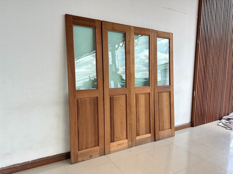 ประตูบานพับ โครงไม้สัก รูปที่ 2