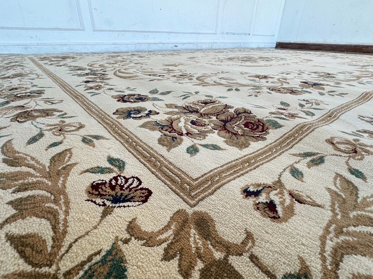 พรมขนสั้น สไตล์เปอร์เซีย ลายดอกไม้ รูปที่ 8