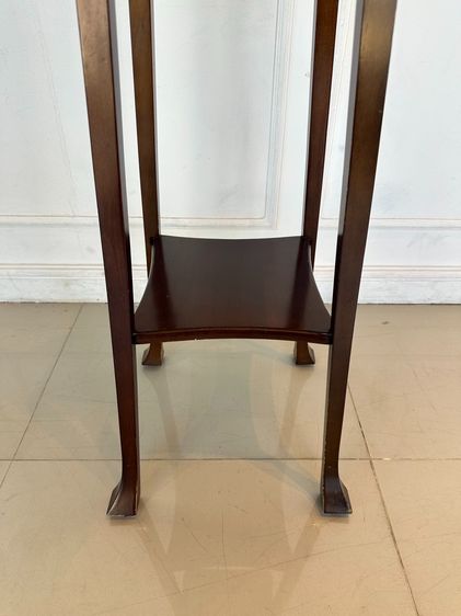 กี๋ตั้งแจกัน สไตล์วินเทจ ท็อปและโครงขาไม้จริงทั้งตัวสีน้ำตาล รูปที่ 8