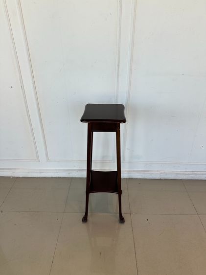 กี๋ตั้งแจกัน สไตล์วินเทจ ท็อปและโครงขาไม้จริงทั้งตัวสีน้ำตาล รูปที่ 2