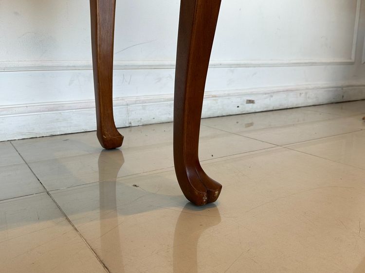 โต๊ะคอนโซล สไตล์วินเทจ ท็อปไม้จริง กลางไม้ MDF โครงขาไม้ รูปที่ 11