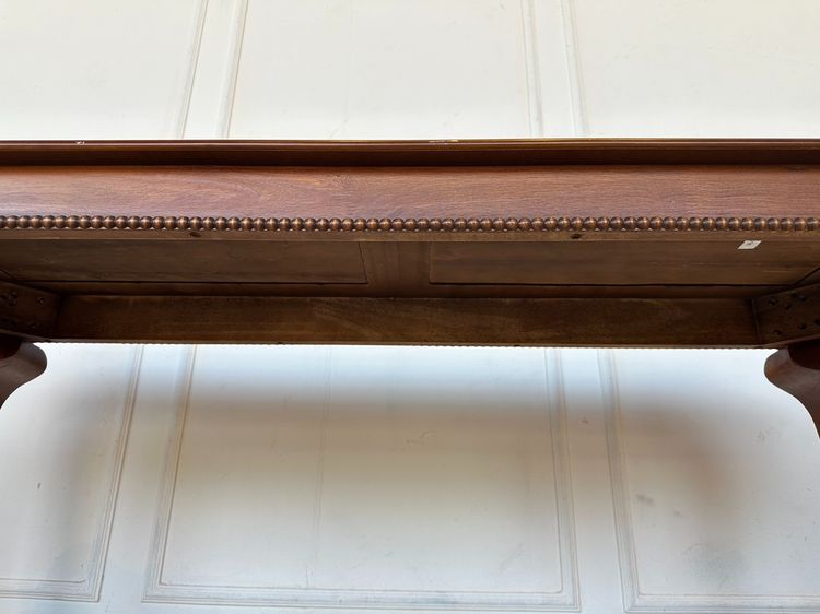 โต๊ะคอนโซล สไตล์วินเทจ ท็อปไม้จริง กลางไม้ MDF โครงขาไม้ รูปที่ 9