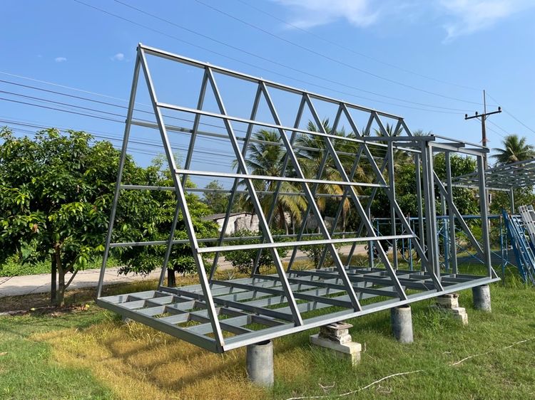 โครงสร้างเหล็ก-บ้านน็อคดาวน์ A-เฟรม (แบบ-2) ขนาด 3.30x6.0x3.50 เมตร รูปที่ 6
