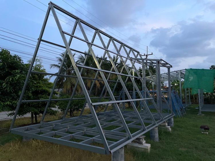 โครงสร้างเหล็ก-บ้านน็อคดาวน์ A-เฟรม (แบบ-2) ขนาด 3.30x6.0x3.50 เมตร รูปที่ 16