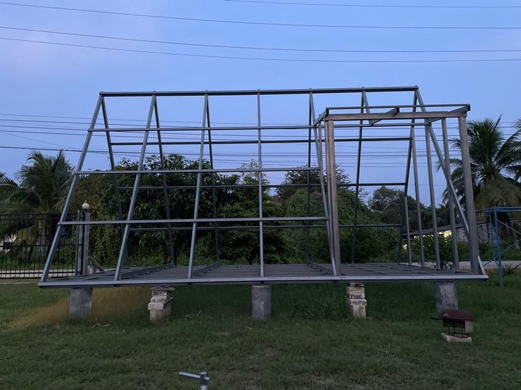 โครงสร้างเหล็ก-บ้านน็อคดาวน์ A-เฟรม (แบบ-2) ขนาด 3.30x6.0x3.50 เมตร รูปที่ 18