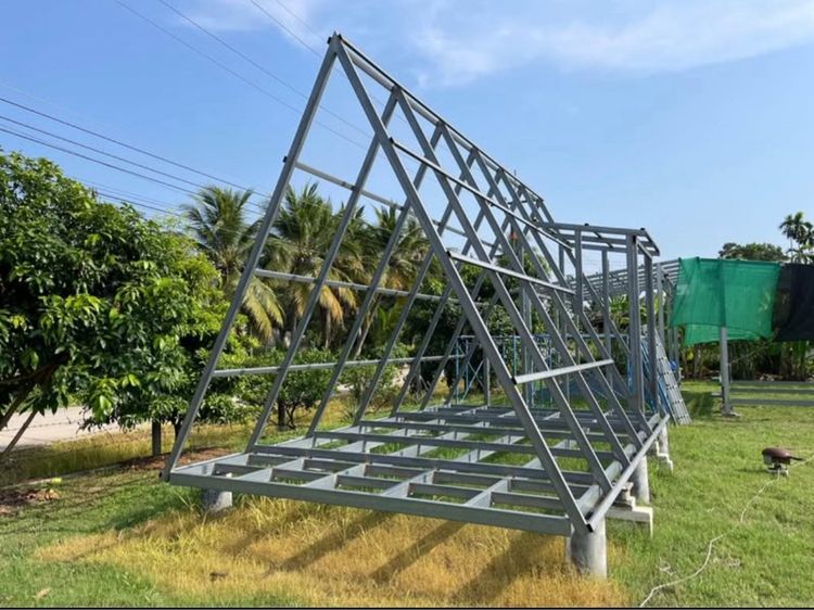 โครงสร้างเหล็ก-บ้านน็อคดาวน์ A-เฟรม (แบบ-2) ขนาด 3.30x6.0x3.50 เมตร รูปที่ 4