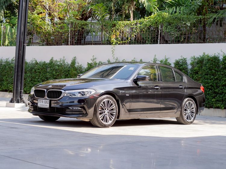BMW Series 5 2017 520d Sedan ดีเซล ไม่ติดแก๊ส เกียร์อัตโนมัติ ดำ รูปที่ 3