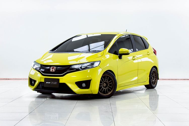 Honda Jazz 2014 1.5 SV Sedan เบนซิน ไม่ติดแก๊ส เกียร์อัตโนมัติ เหลือง รูปที่ 4