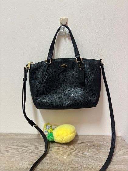กระเป๋า Coach F28994 Mini Kelsey Satchel หนังแท้ สีดำ อะไหล่ทอง สภาพสวย รูปที่ 14