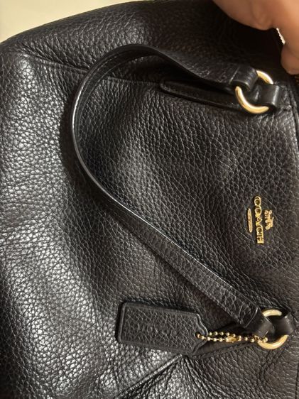 กระเป๋า Coach F28994 Mini Kelsey Satchel หนังแท้ สีดำ อะไหล่ทอง สภาพสวย รูปที่ 6