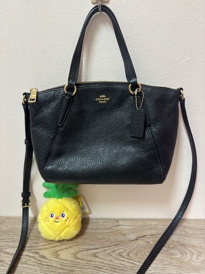 กระเป๋า Coach F28994 Mini Kelsey Satchel หนังแท้ สีดำ อะไหล่ทอง สภาพสวย รูปที่ 10