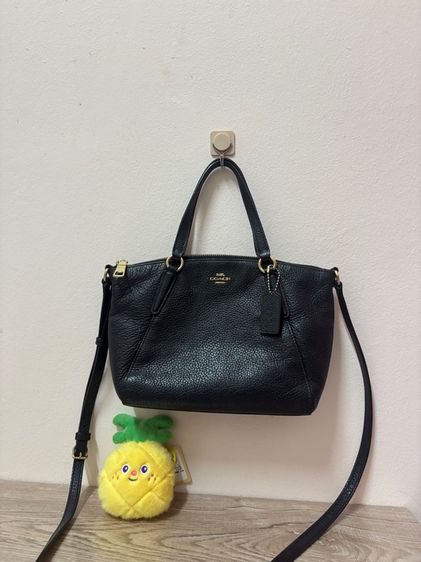 กระเป๋า Coach F28994 Mini Kelsey Satchel หนังแท้ สีดำ อะไหล่ทอง สภาพสวย รูปที่ 9