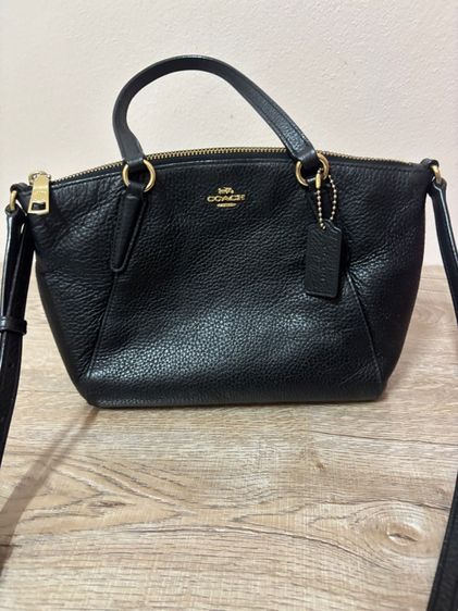 กระเป๋า Coach F28994 Mini Kelsey Satchel หนังแท้ สีดำ อะไหล่ทอง สภาพสวย รูปที่ 7
