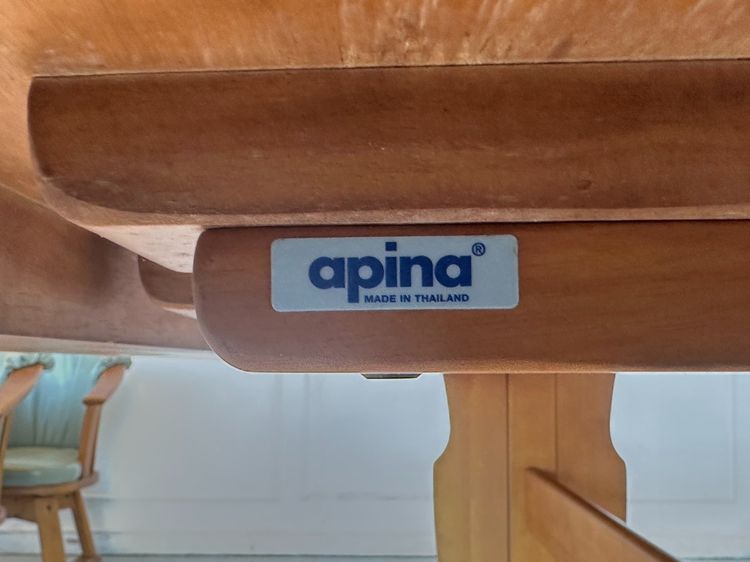 ชุดโต๊ะทานอาหารไม้สนประสาน 4 ที่นั่ง แบรนด์ APINA พร้อมเก้าอี้  รูปที่ 10