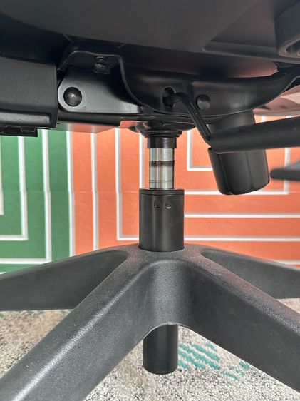 เก้าอี้สำนักงาน แบรนด์ LAMEX เบาะผ้าสีเทา ขาพลาสติก ล้อเลื่อน รูปที่ 14