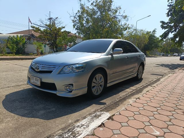 Toyota Camry 2011 2.4 Hybrid Sedan ไฮบริด ไม่ติดแก๊ส เกียร์อัตโนมัติ ฟ้า รูปที่ 3
