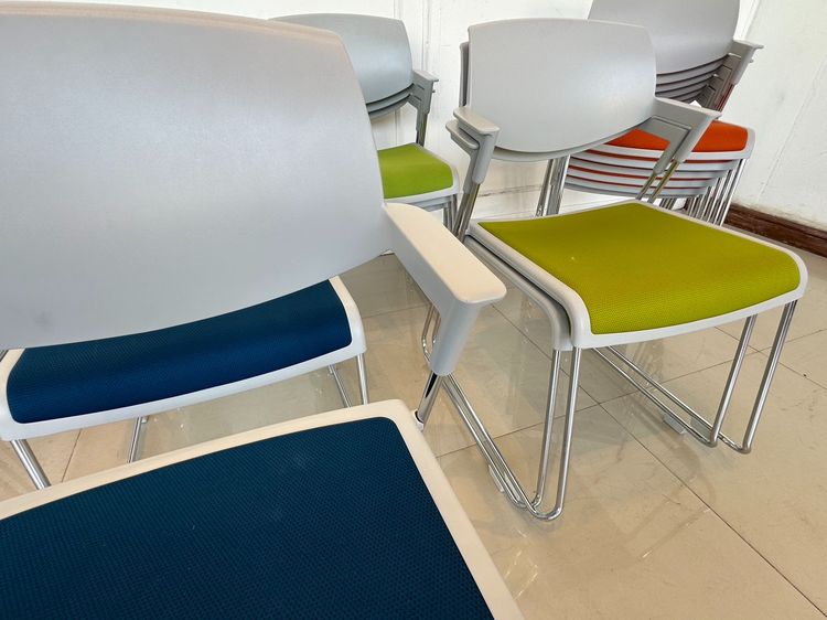 เก้าอี้ แบรนด์ KOKUYO เบาะผ้า คละสี โครงขาเหล็ก รูปที่ 7