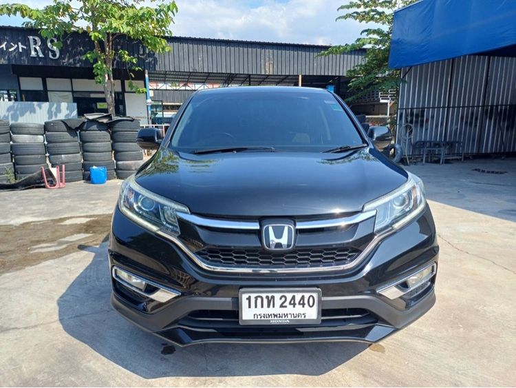 Honda CR-V 2013 2.0 S Utility-car เบนซิน ไม่ติดแก๊ส เกียร์อัตโนมัติ ดำ รูปที่ 3