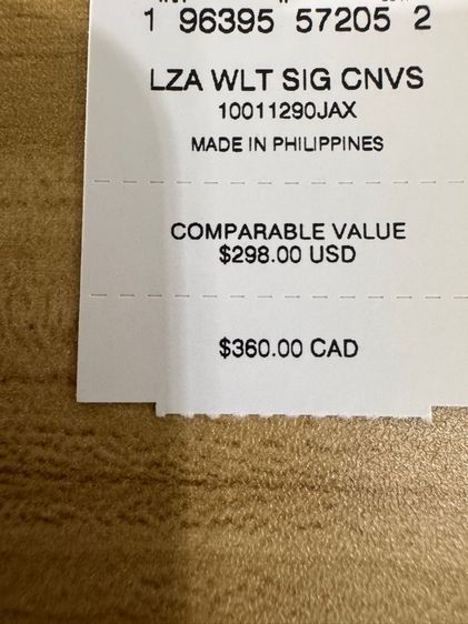 Coach Long zip Around wallet รูปที่ 3
