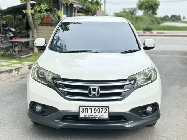 Honda CR-V 2013 2.0 E 4WD Utility-car เบนซิน ไม่ติดแก๊ส เกียร์อัตโนมัติ ขาว รูปที่ 2