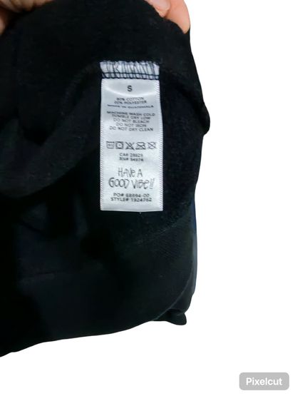 เสื้อสเวตเตอร์ Stussy สีดำ งานแฟชั่นเกาหลี  รูปที่ 3