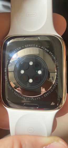 Apple Watch 45mm Series8 Gold Stainless สวยมาก ไม่ลด งดต่อ ราคา ครับ รูปที่ 8