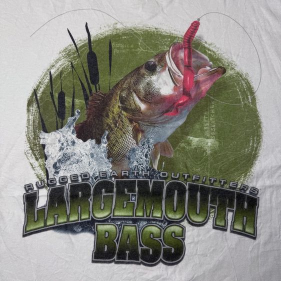 เสื้อยืด Fishing Bass Size XL  รูปที่ 3