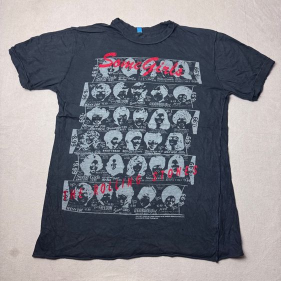 เสื้อยืด Some Girls Rolling Stones งาน 2007 งาน Fashion รูเต็มเป็นงานดิไซด์​ Size L