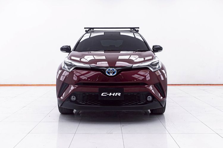 Toyota C-HR 2018 1.8 HV Mid Utility-car ไฮบริด ไม่ติดแก๊ส เกียร์อัตโนมัติ แดง รูปที่ 4