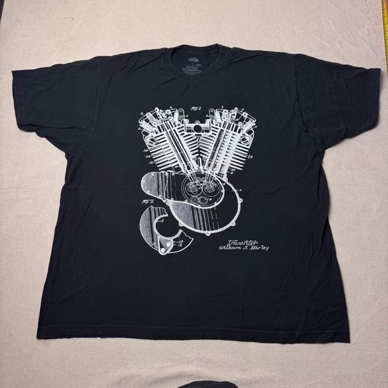 เสื้อยืด Inventor Harley Davidson Size 2XL รูปที่ 2