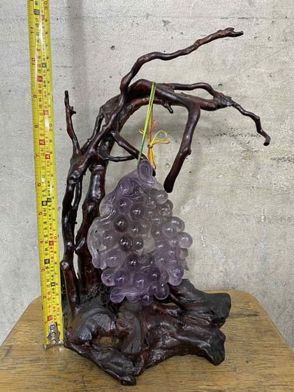 ม่วง อเมทิสต์แกะสลัก