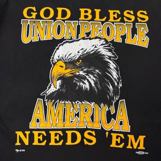 เสื้อยืด 90s Local 164 งานปี 1999 กระเป๋า​หน้า​ Size XL รูปที่ 3