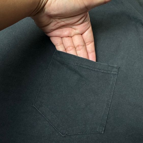 เสื้อยืด 90s Local 164 งานปี 1999 กระเป๋า​หน้า​ Size XL รูปที่ 10