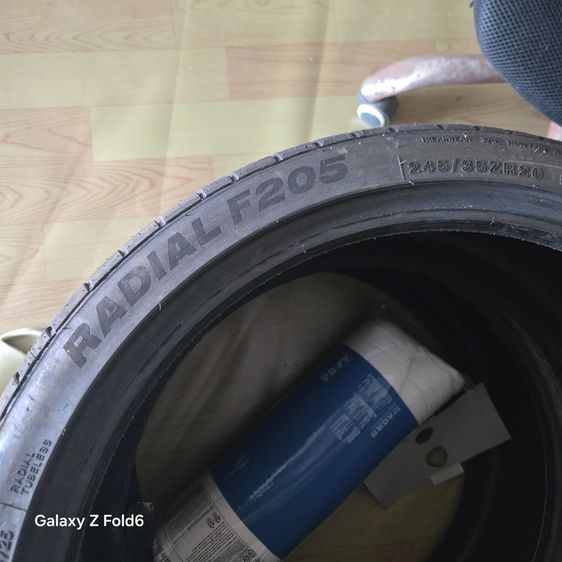 ยาง 245 35R20 MINERVA F205 ราคาเส้น 2900 ปี 2025 สติ้กเกอร์ไม่มี ดอกขนยังอยู่ รูปที่ 2