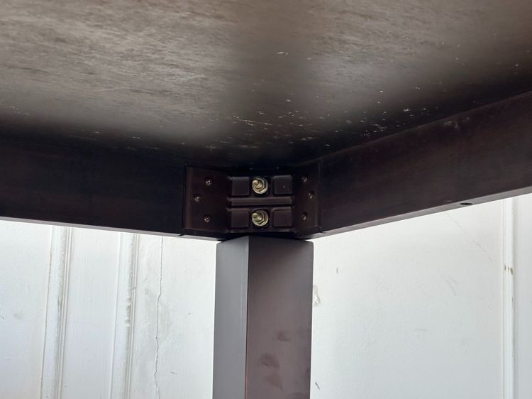 ชุดโต๊ะทานอาหาร 6 ที่นั่ง ท็อป และโครงขาไม้จริง พร้อมเก้าอี้  รูปที่ 9