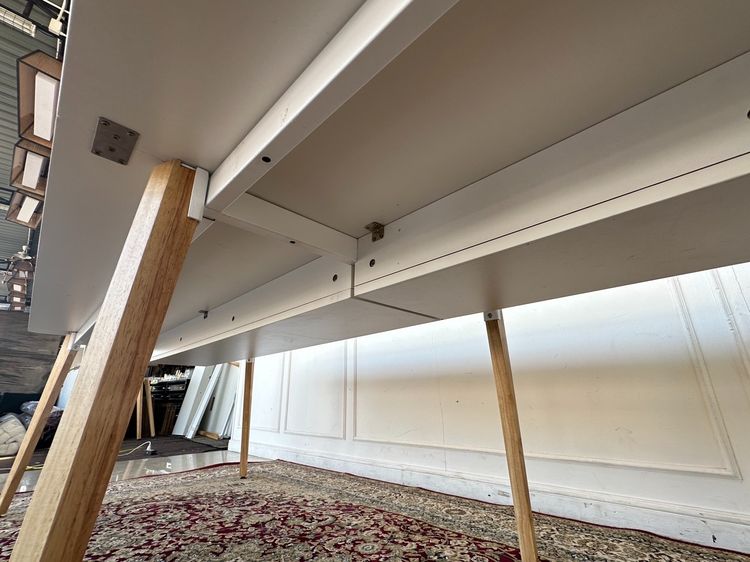 โต๊ะประชุม 10-12 ที่นั่ง ท็อปไม้ MDF สีขาว รูปที่ 11