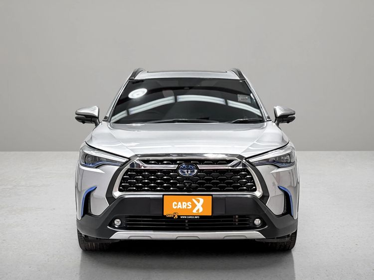 Toyota Corolla Cross 2020 1.8 Hybrid Premium Safety Sedan ไฮบริด ไม่ติดแก๊ส เกียร์อัตโนมัติ บรอนซ์เงิน รูปที่ 3