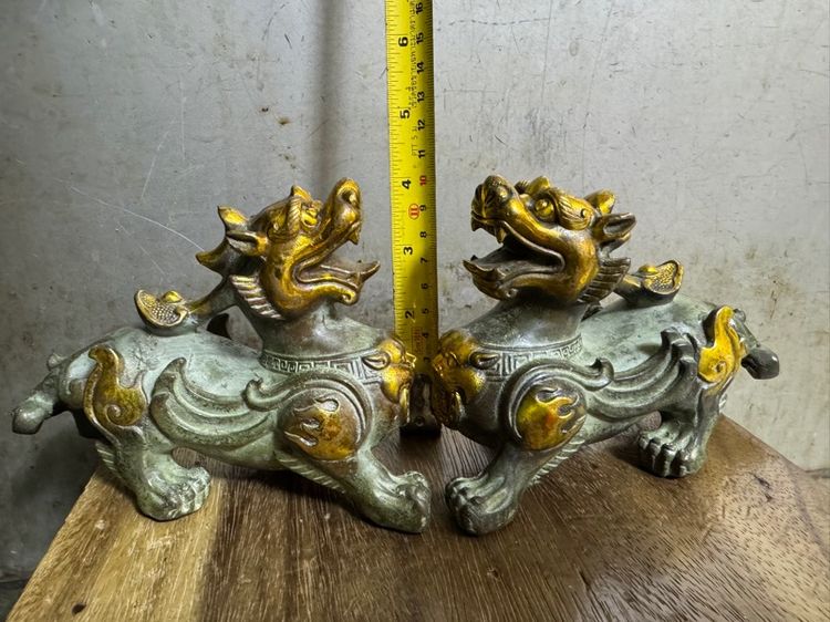 ปี่เซียะคู่ทองเหลือง