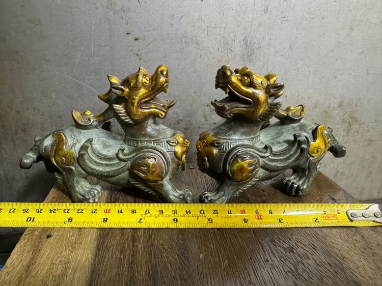 ปี่เซียะคู่ทองเหลือง รูปที่ 2