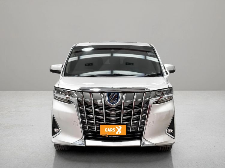 Toyota Alphard 2020 2.5 HV G F-Package 4WD Sedan ไฮบริด ไม่ติดแก๊ส เกียร์อัตโนมัติ ขาว รูปที่ 3