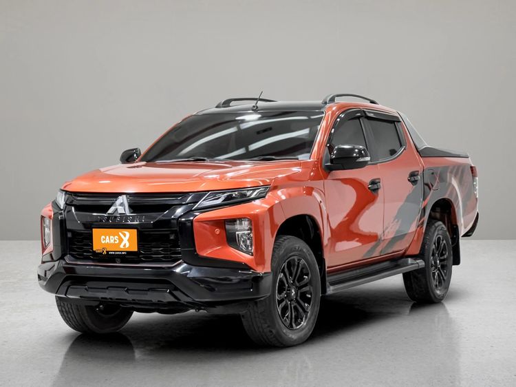 Mitsubishi Triton 2020 All New Double Cab 2.4 4WD ATHLETE Pickup ดีเซล ไม่ติดแก๊ส เกียร์อัตโนมัติ ส้ม