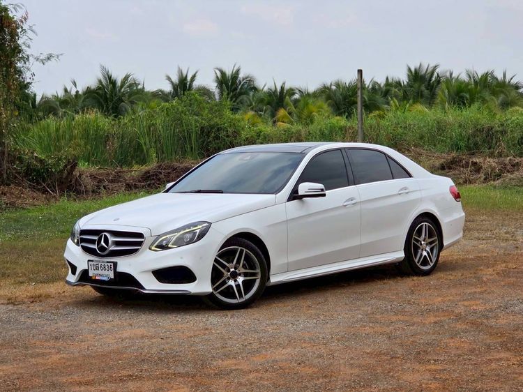 รถ Mercedes-Benz E-Class E300 2.2 BlueTEC Hybrid AMG Dynamic สี ขาว