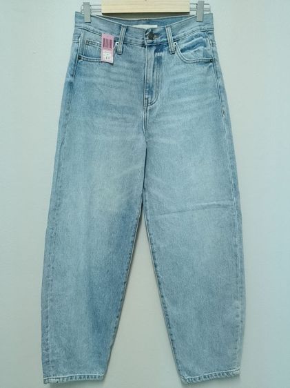 กางเกงยีนส์ทรงบอยมือสองผู้หญิง🎀ไซส์ M  28W×39L สะโพก36 💢สวยสภาพดี รับประกันไม่มีปะขาดชุนตรงปก✅