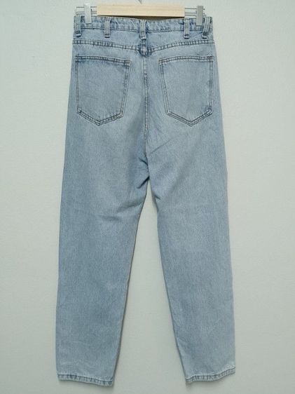 กางเกงยีนส์ทรงบอยมือสองผู้หญิง🎀ไซส์ M  28W×40L สะโพก36 💢สวยสภาพดี รับประกันไม่มีปะขาดชุนตรงปก✅ รูปที่ 3