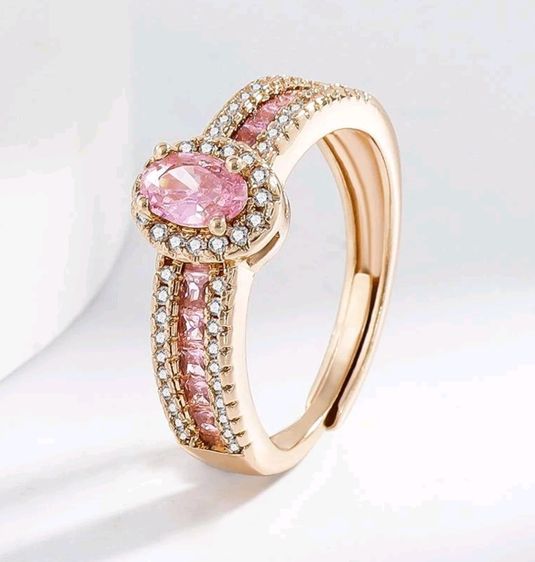 อื่นๆ แหวนแฟชั่นสตรี เพชรขนาดใหญ่ set 3 วง แถม1 วงสไตส์ยุโร,อเมริกา 