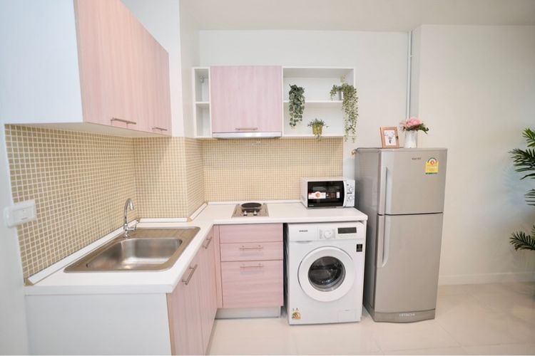 ตกแต่งครบ เลี้ยงสัตว์ได้ ใช่ The Mark รัชดา แอร์พอร์ตลิงค์ 2นอน ห้องใหม่ ใกล้รถไฟฟ้า  รูปที่ 4