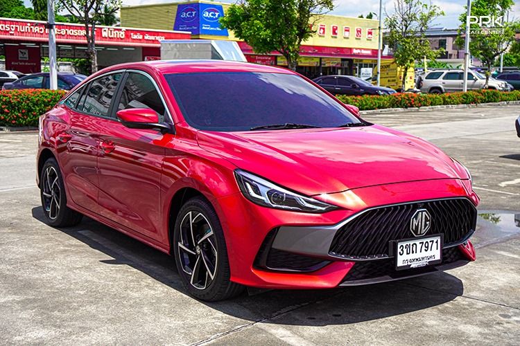 MG MG5 2022 1.5 X Sedan เบนซิน ไม่ติดแก๊ส เกียร์อัตโนมัติ แดง รูปที่ 3